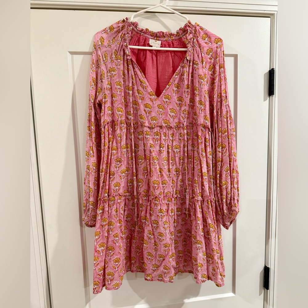 J. Marie pink floral dress
